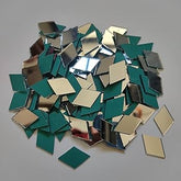 Diamond Shape Glass mirrors for Lippan Art / Mandala Art 50g